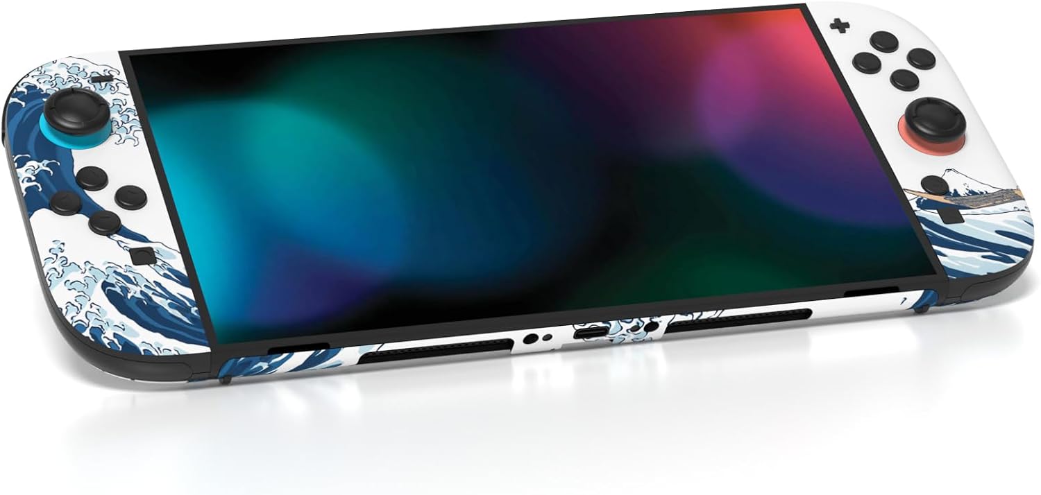 SKIN PARA NINTENDO SWITCH 2 PLAYVITAL 2-PACK THE GREAT WAVE OFF KANAGAWA - 2