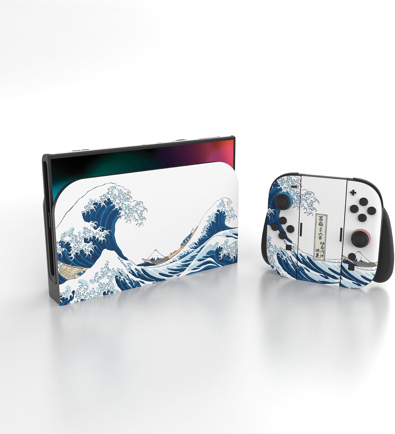 SKIN PARA NINTENDO SWITCH 2 PLAYVITAL 2-PACK THE GREAT WAVE OFF KANAGAWA - 3