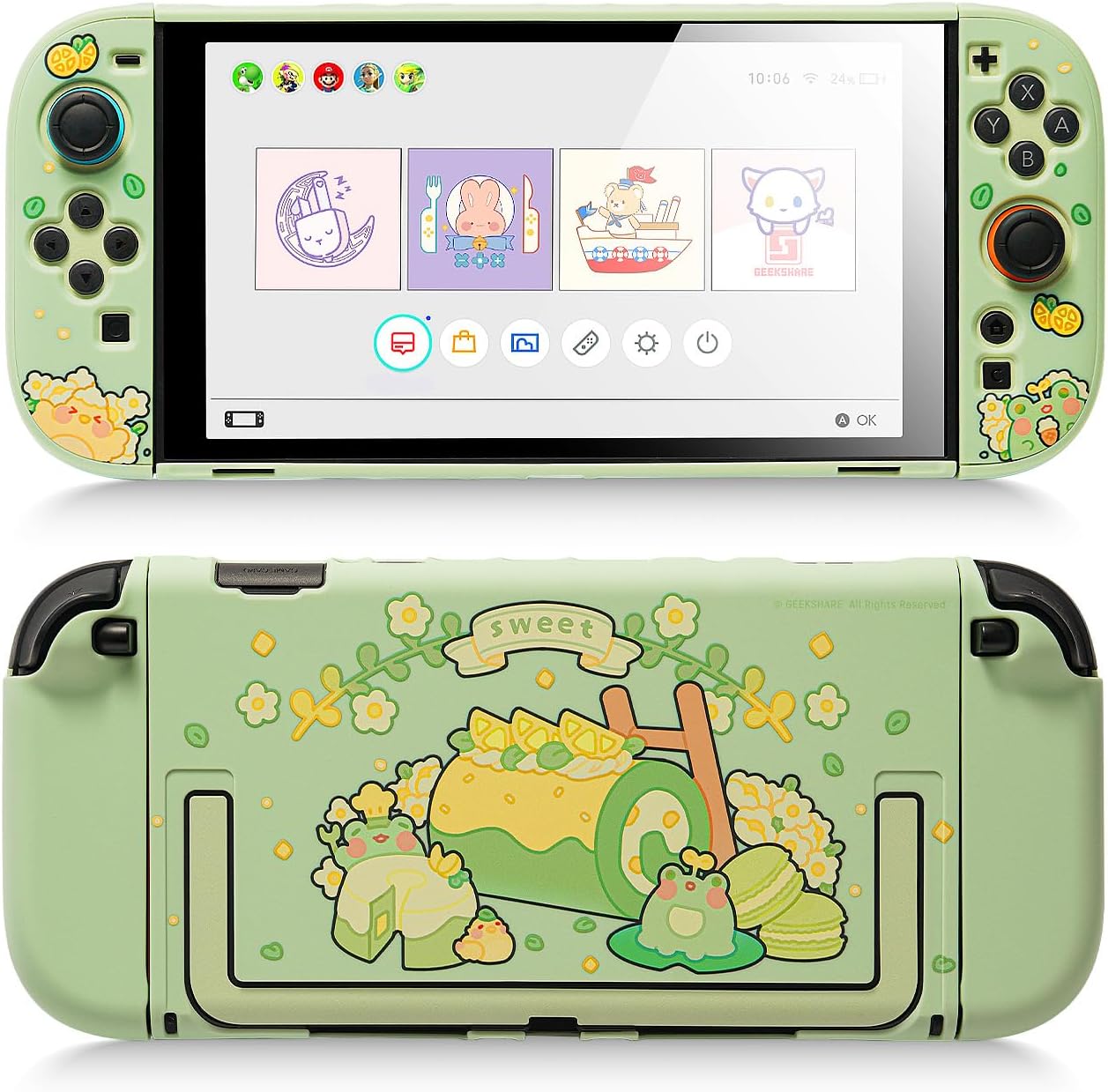 FUNDA PROTECTORA DURA GEEKSHARE COMPATIBLE CON SWITCH 2 - 1