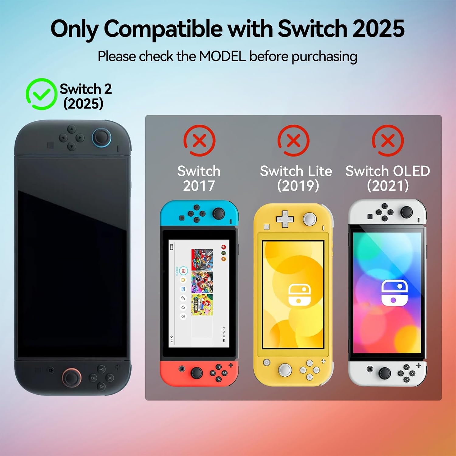 FUNDA PROTECTORA DURA GEEKSHARE COMPATIBLE CON SWITCH 2 - 2