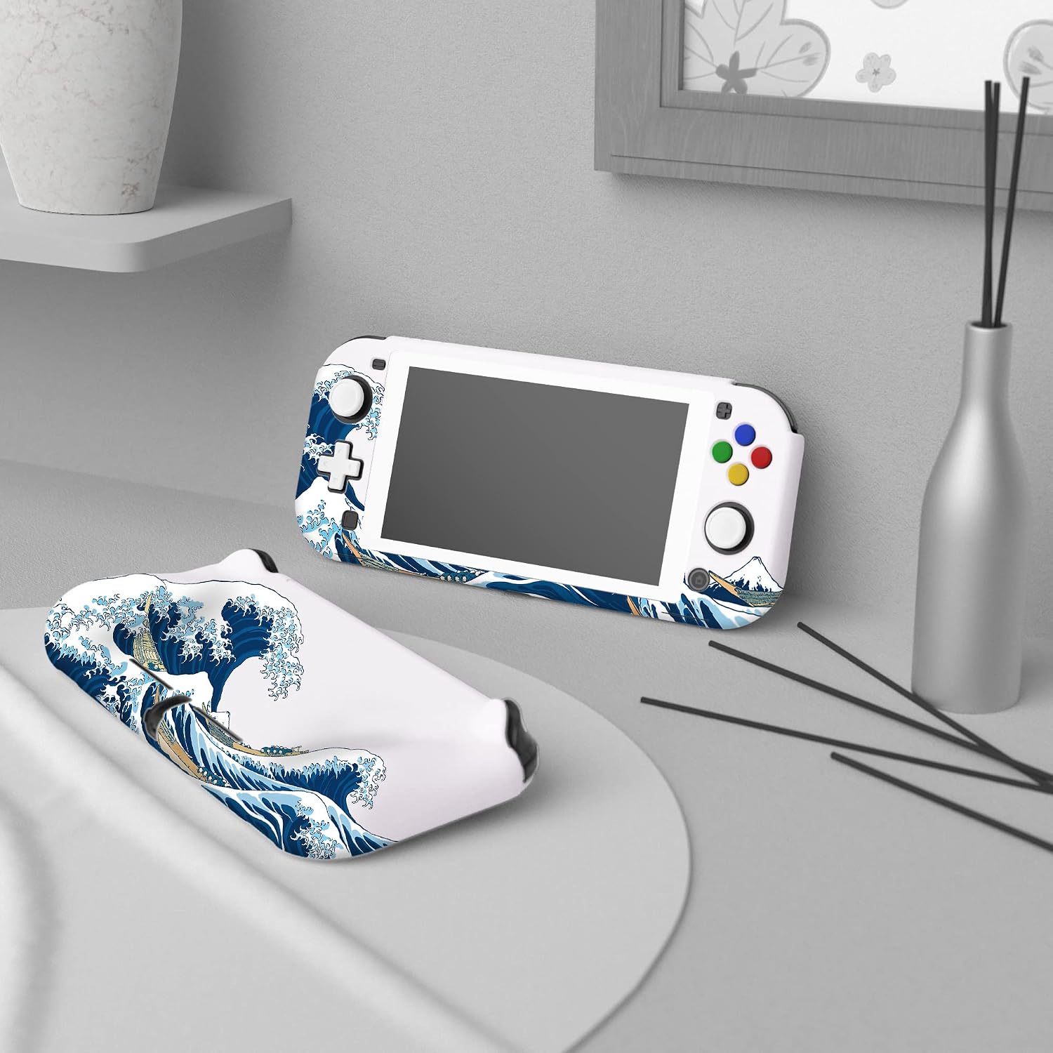 FUNDA PROTECTORA PLAYVITAL ZEALPROTECT PARA NINTENDO SWITCH LITE CON PROTECTOR DE PANTALLA Y ACCESORIOS - 4