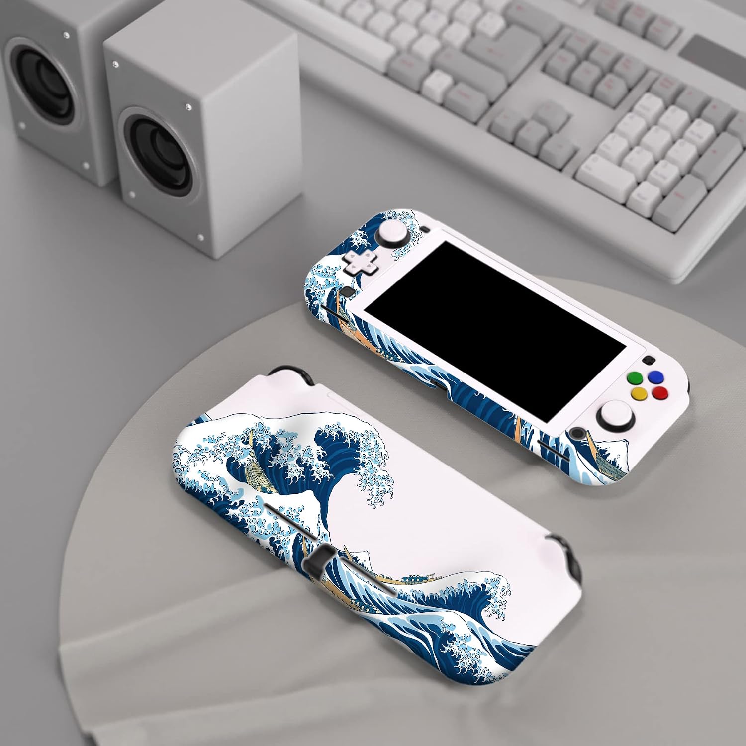 FUNDA PROTECTORA PLAYVITAL ZEALPROTECT PARA NINTENDO SWITCH LITE CON PROTECTOR DE PANTALLA Y ACCESORIOS - 5