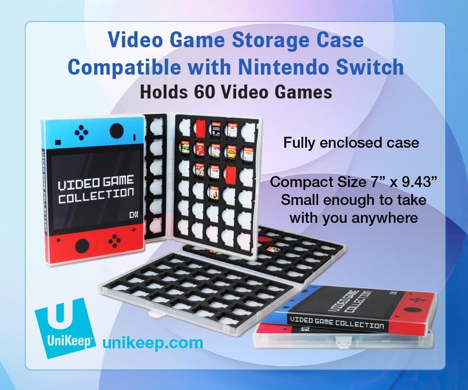 ESTUCHE UNIKEEP PARA CARTUCHOS NINTENDO SWITCH 60 JUEGOS - 2