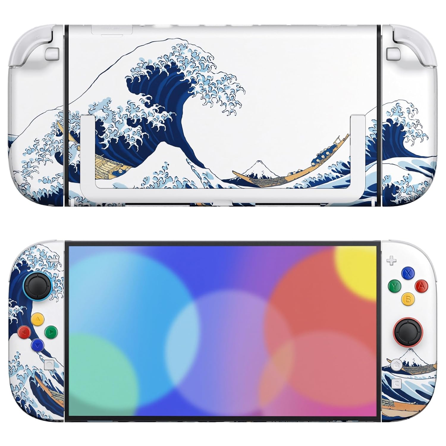CARCASA Y BOTONES DE REEMPLAZO EXTREMERATE PARA NINTENDO SWITCH 2 THE GREAT WAVE - 4