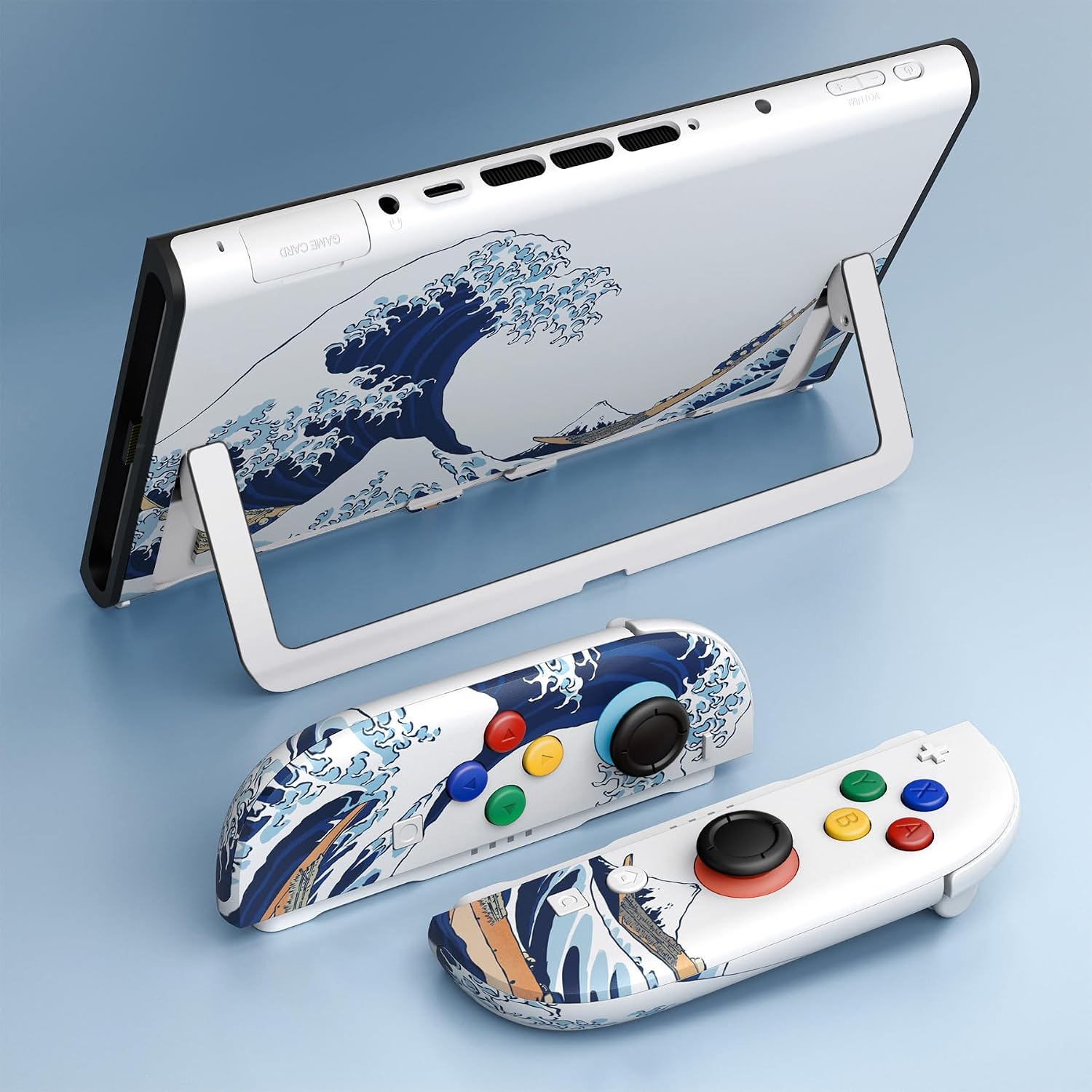 CARCASA Y BOTONES DE REEMPLAZO EXTREMERATE PARA NINTENDO SWITCH 2 THE GREAT WAVE - 5