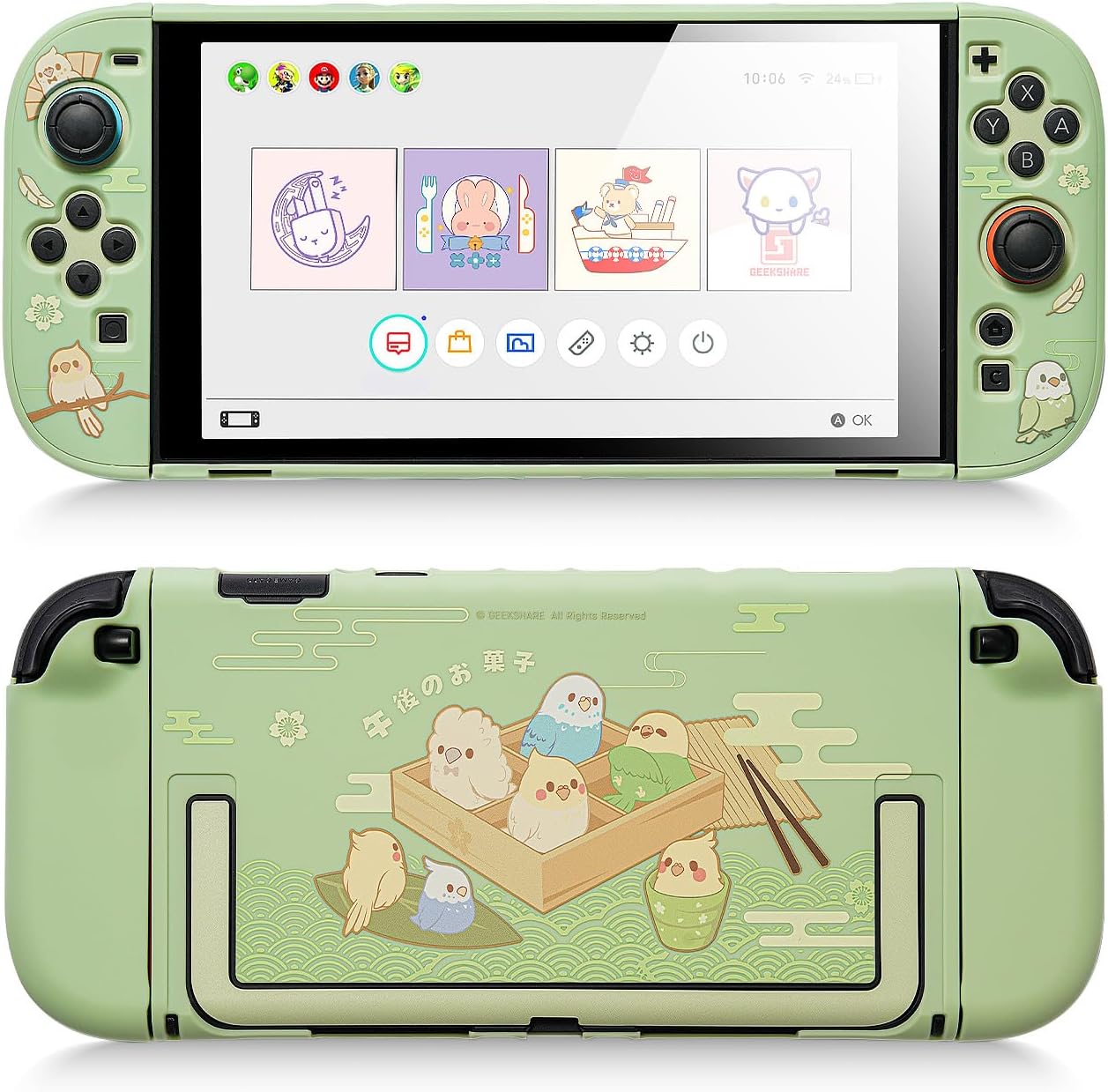 FUNDA PROTECTORA DURA GEEKSHARE COMPATIBLE CON SWITCH 2 - 1
