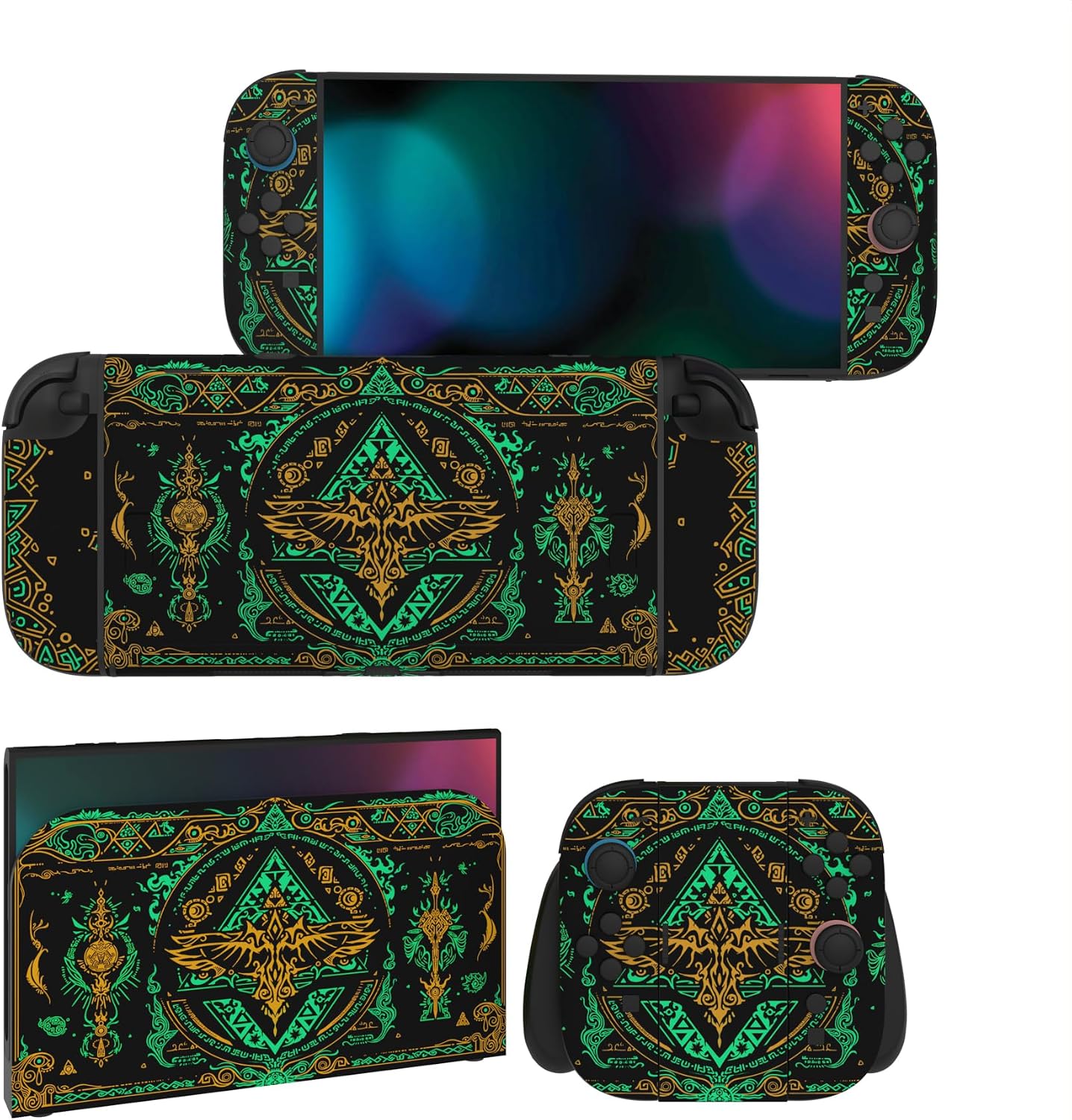 SKIN PARA NINTENDO SWITCH 2 PLAYVITAL 2-PACK DISEÑO TOTEM OF KINGDOM - 1