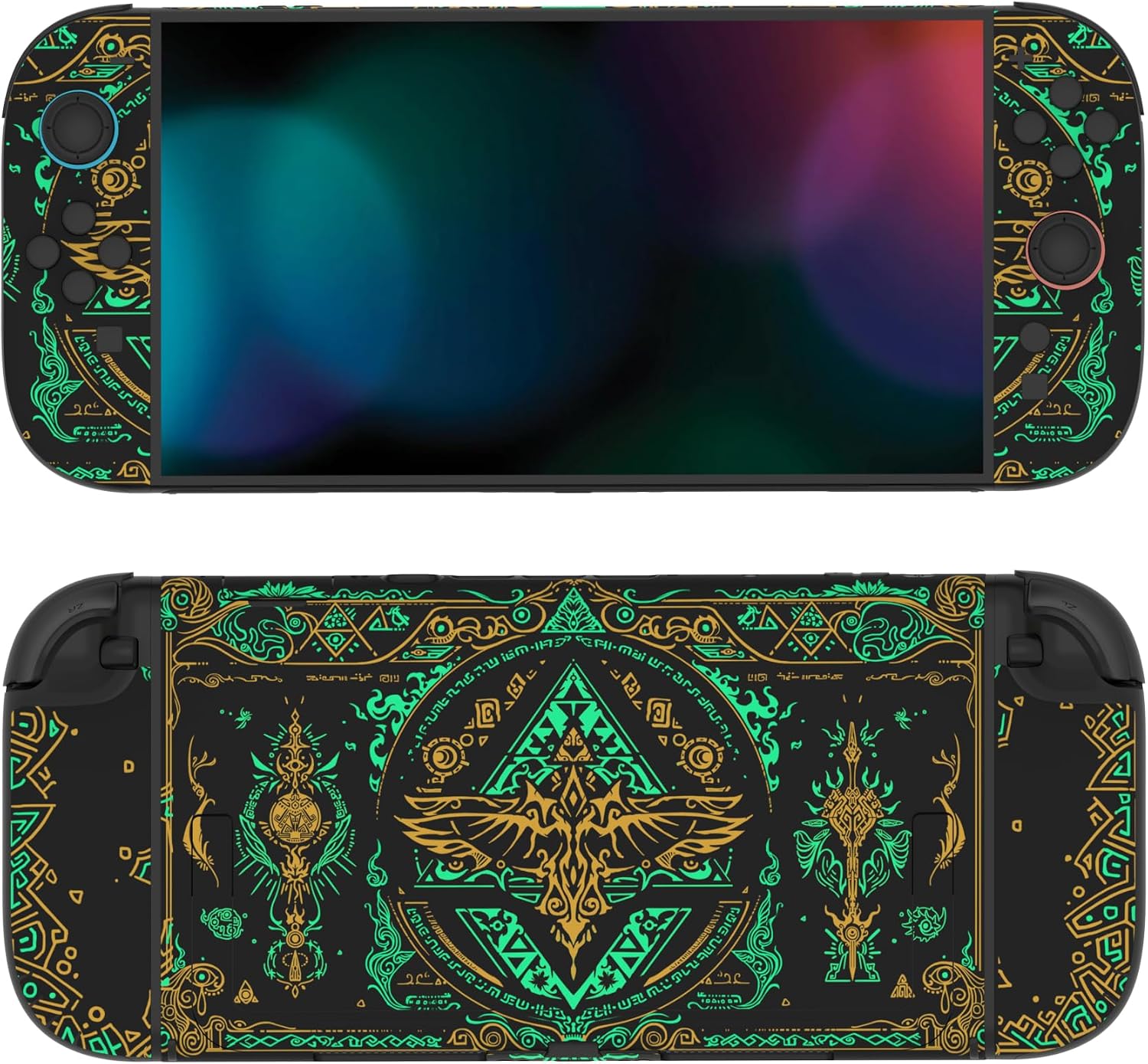 SKIN PARA NINTENDO SWITCH 2 PLAYVITAL 2-PACK DISEÑO TOTEM OF KINGDOM - 4