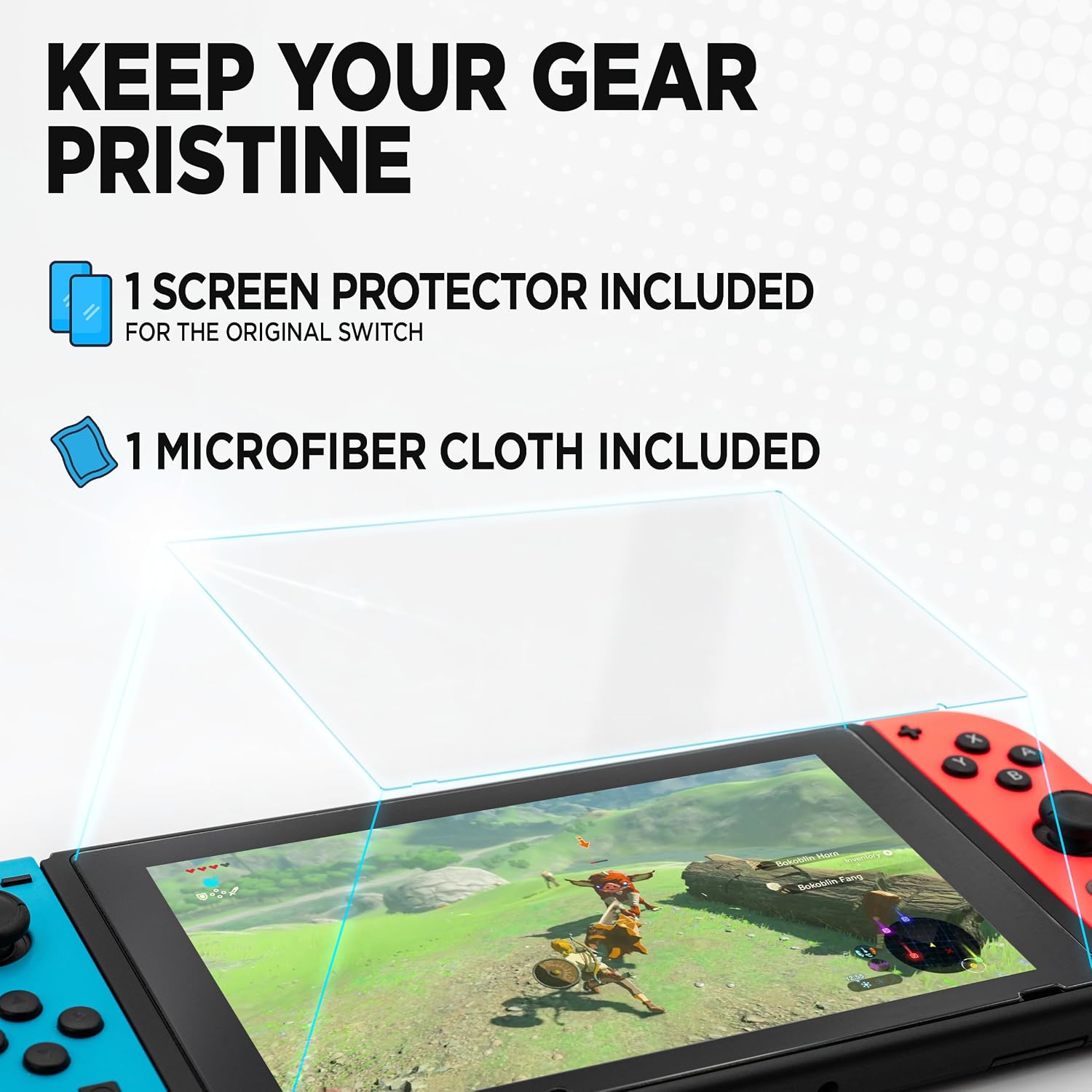 ESTUCHE PROTECTOR NEPTUNE PARA NINTENDO SWITCH Y SWITCH OLED CON SOPORTE PARA JUEGOS Y PROTECTOR DE PANTALLA - 4