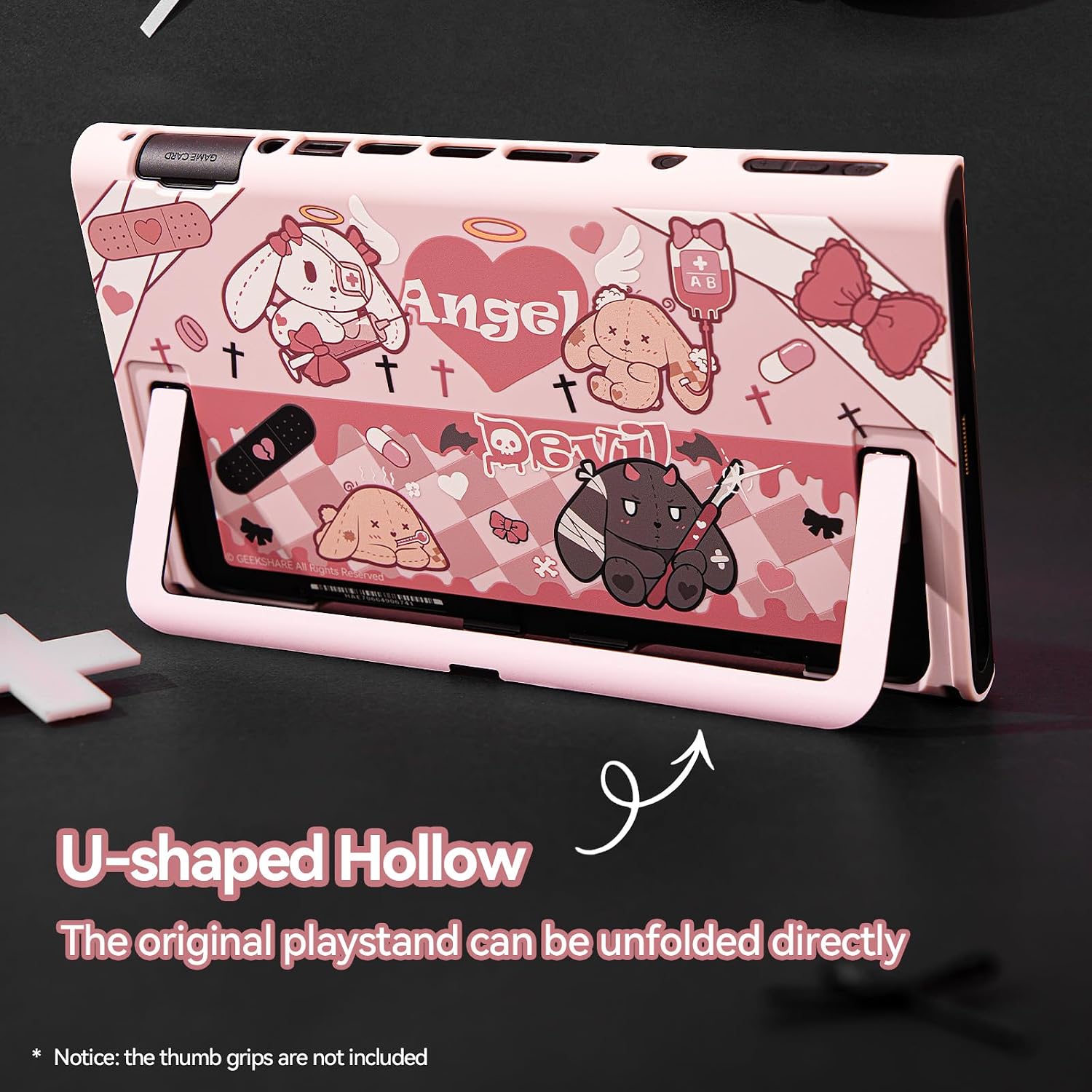 FUNDA PROTECTORA DURA GEEKSHARE COMPATIBLE CON SWITCH 2 - 4