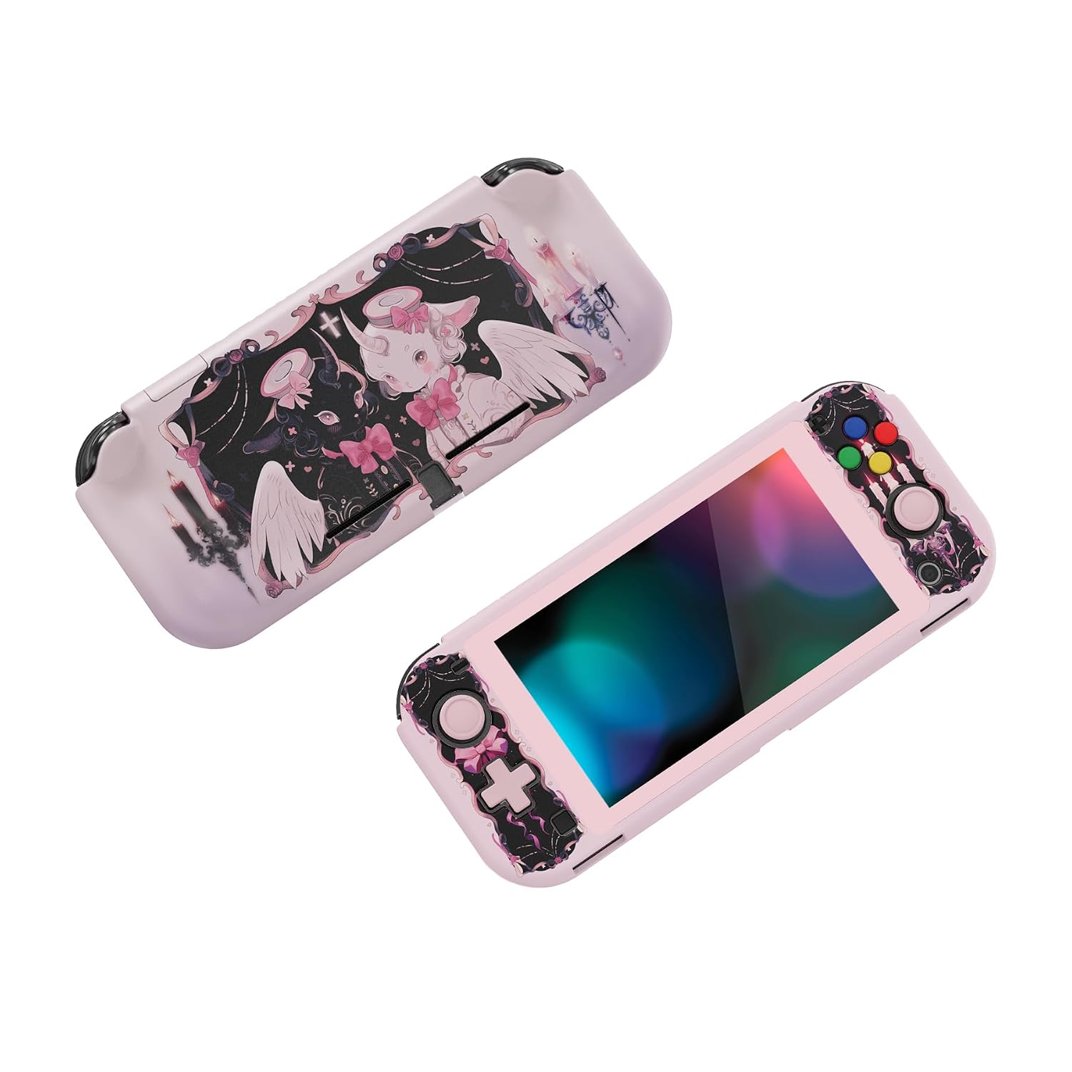 FUNDA PROTECTORA PLAYVITAL ZEALPROTECT HALLOWEEN PARA NINTENDO SWITCH LITE CON GRIP ERGONÓMICO Y PROTECTOR DE PANTALLA - 5