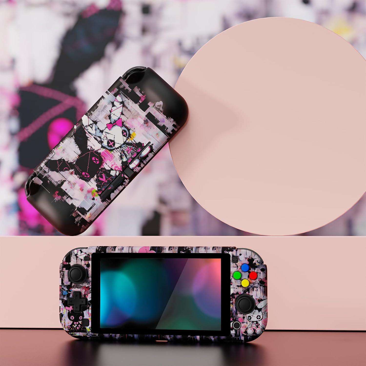 FUNDA PROTECTORA PLAYVITAL ZEALPROTECT HALLOWEEN PARA NINTENDO SWITCH LITE CON GRIP ERGONÓMICO Y PROTECTOR DE PANTALLA - 2