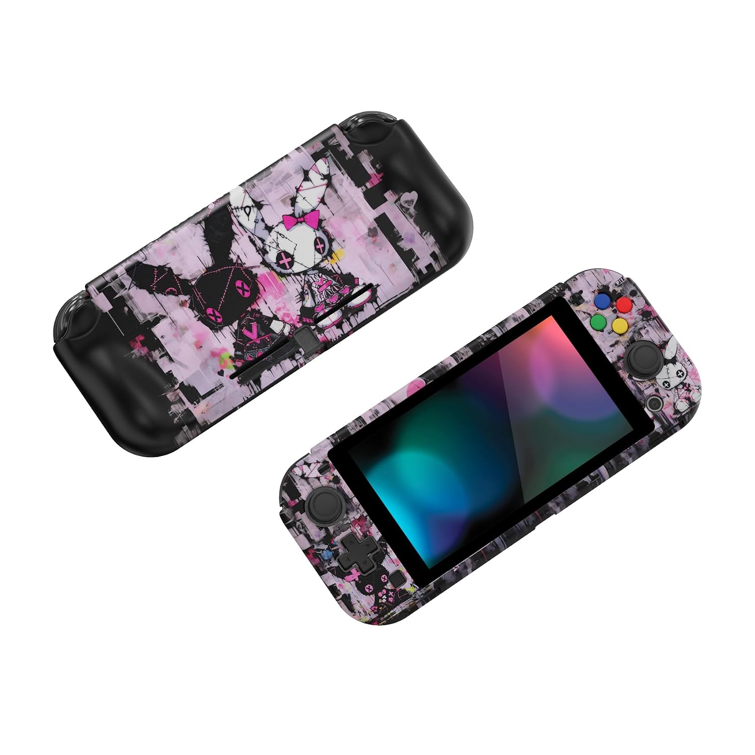 FUNDA PROTECTORA PLAYVITAL ZEALPROTECT HALLOWEEN PARA NINTENDO SWITCH LITE CON GRIP ERGONÓMICO Y PROTECTOR DE PANTALLA - 5