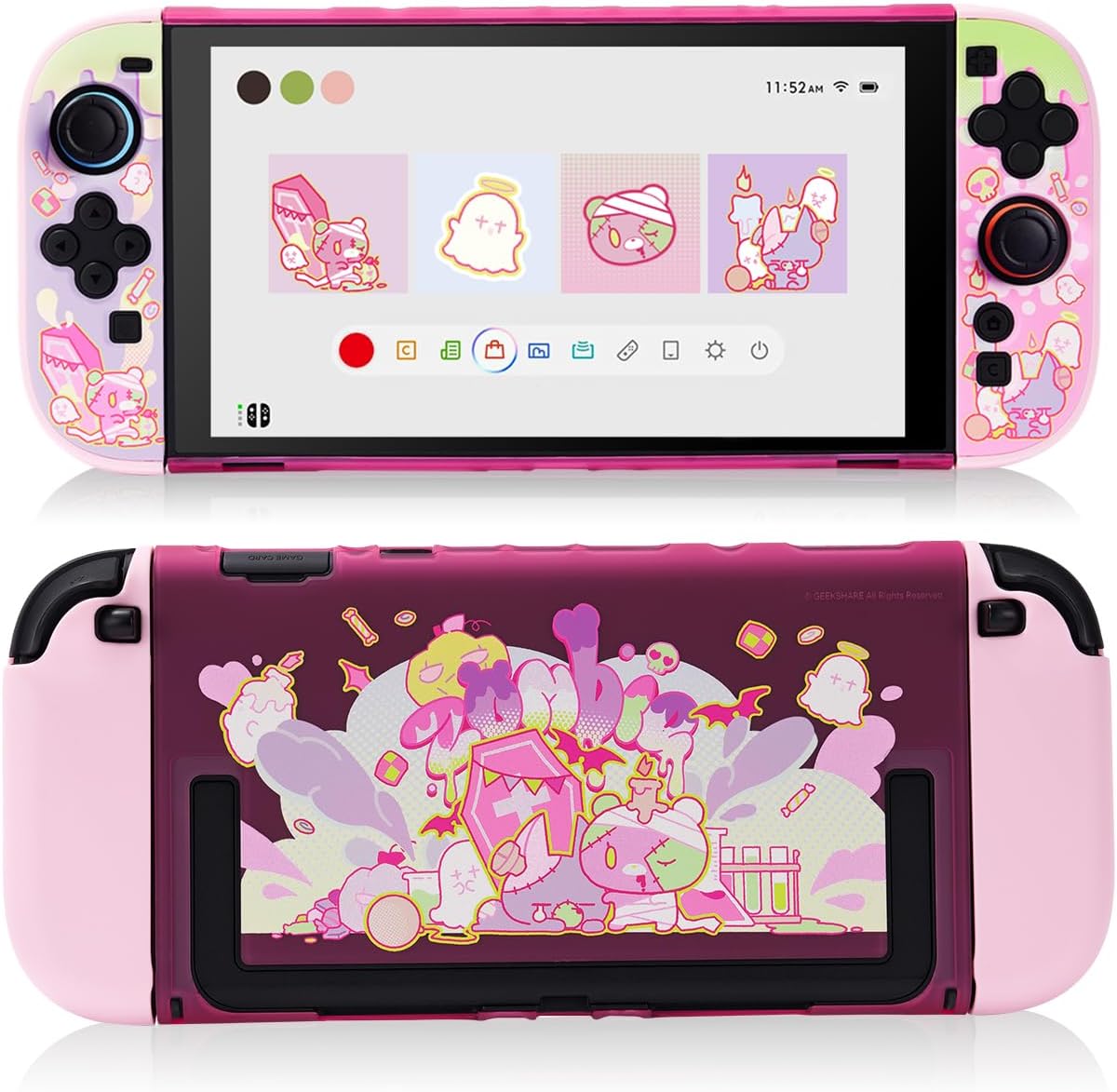 FUNDA PROTECTORA DURA GEEKSHARE COMPATIBLE CON SWITCH 2 - 1