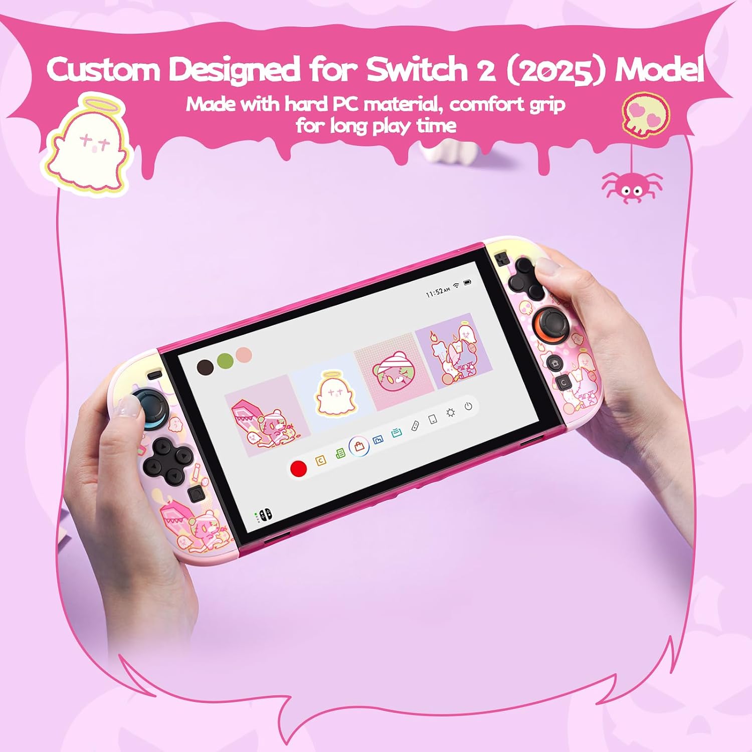 FUNDA PROTECTORA DURA GEEKSHARE COMPATIBLE CON SWITCH 2 - 2