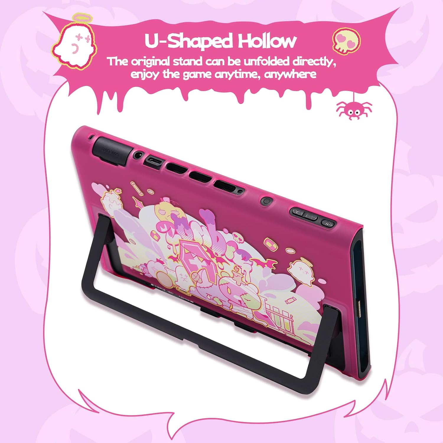 FUNDA PROTECTORA DURA GEEKSHARE COMPATIBLE CON SWITCH 2 - 4