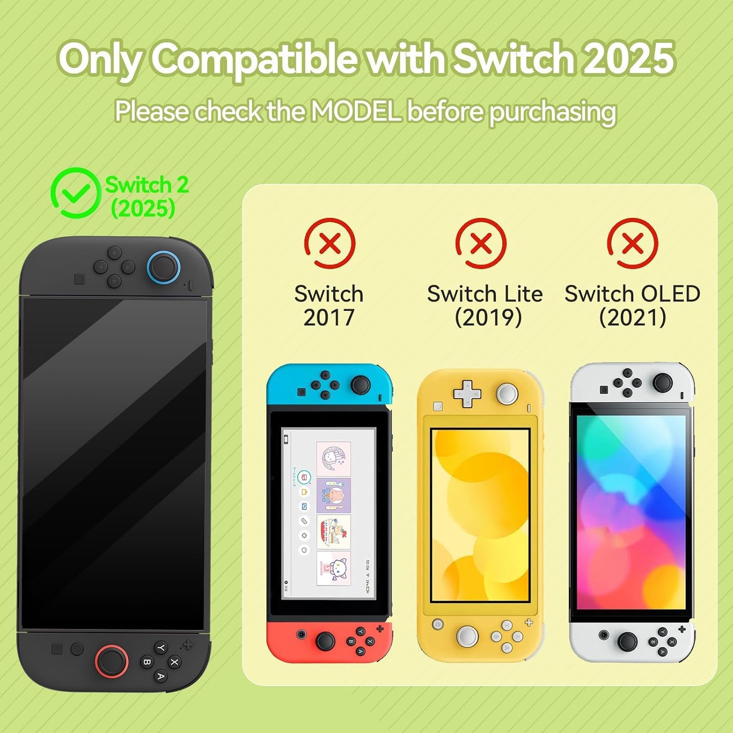 FUNDA PROTECTORA DURA GEEKSHARE COMPATIBLE CON SWITCH 2 - 2
