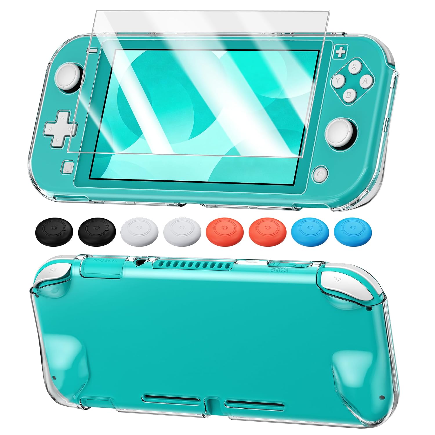 ESTUCHE PROTECTOR FYOUNG PARA SWITCH LITE TRANSPARENTE RÍGIDO - 1
