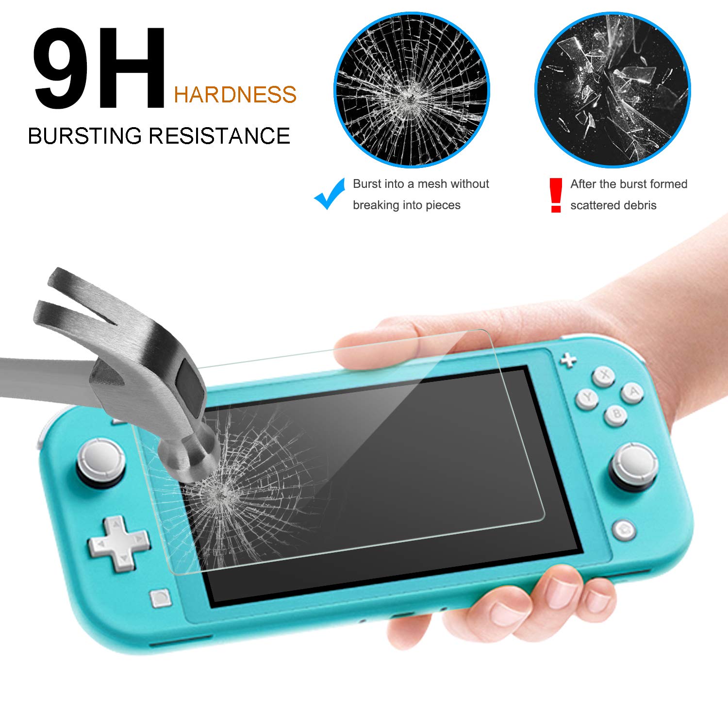 ESTUCHE PROTECTOR FYOUNG PARA SWITCH LITE TRANSPARENTE RÍGIDO - 2