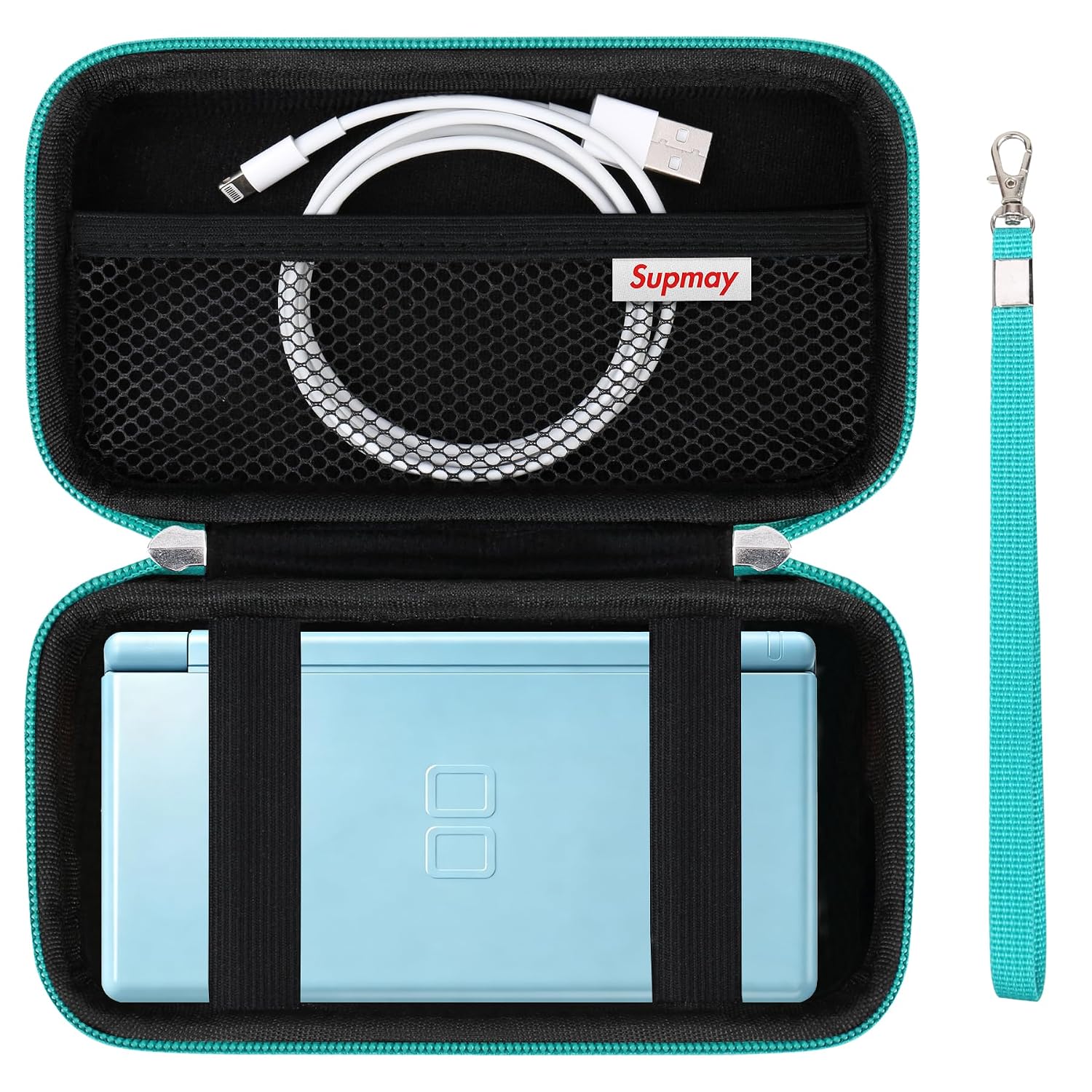 ESTUCHE RÍGIDO SUPMAY PARA NINTENDO DS LITE VERDE - 1