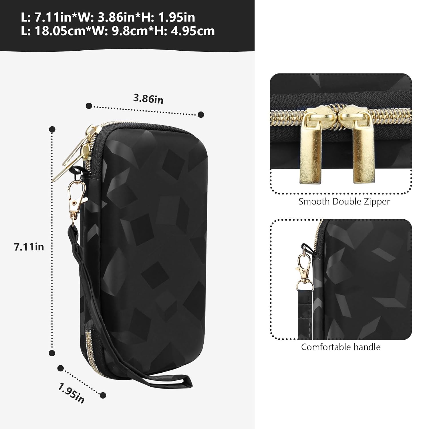 ESTUCHE RÍGIDO SUPMAY PARA NINTENDO DS LITE NEGRO - 3