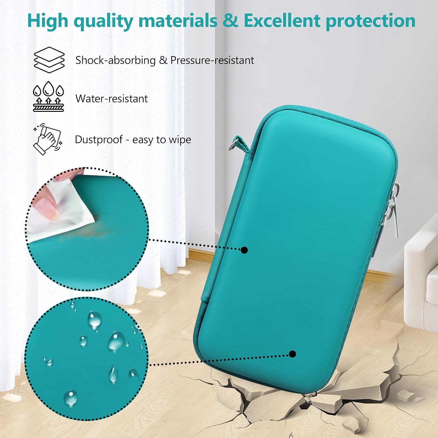 ESTUCHE RÍGIDO SUPMAY PARA NINTENDO DS LITE VERDE - 5