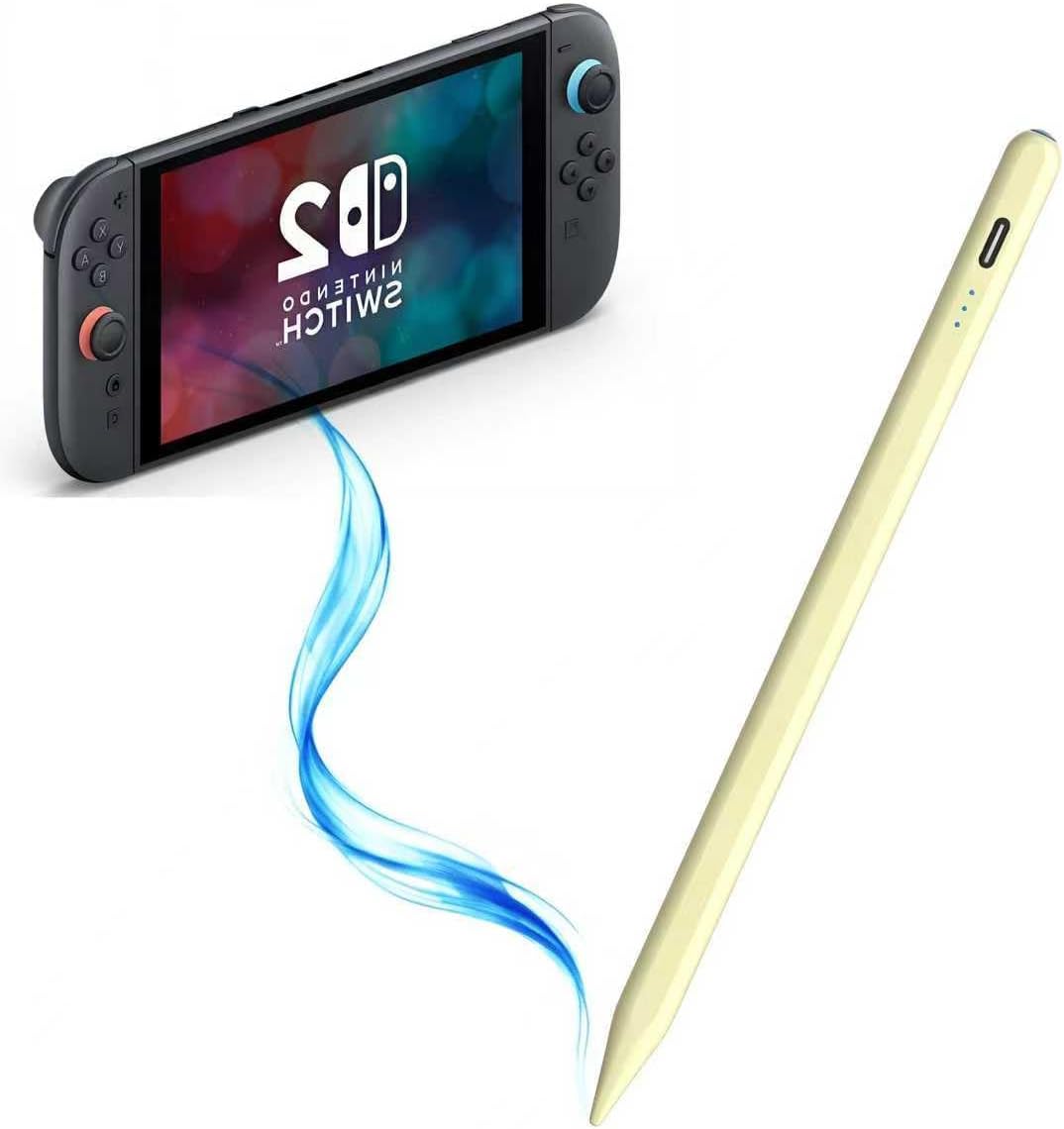 STYLUS YJSK COMPATIBLE CON NINTENDO SWITCH 1/2/OLED Y TABLETS AMAZON MAX 11 HD 10 AMARILLO - 1