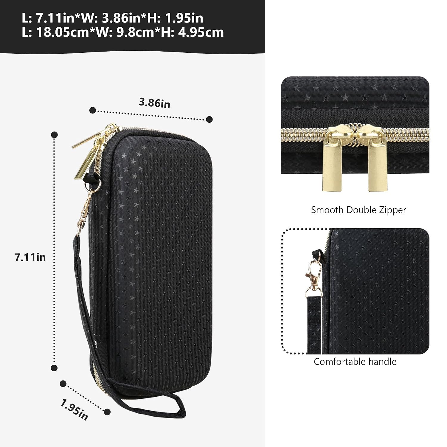 ESTUCHE RÍGIDO SUPMAY PARA NINTENDO DS LITE NEGRO - 3