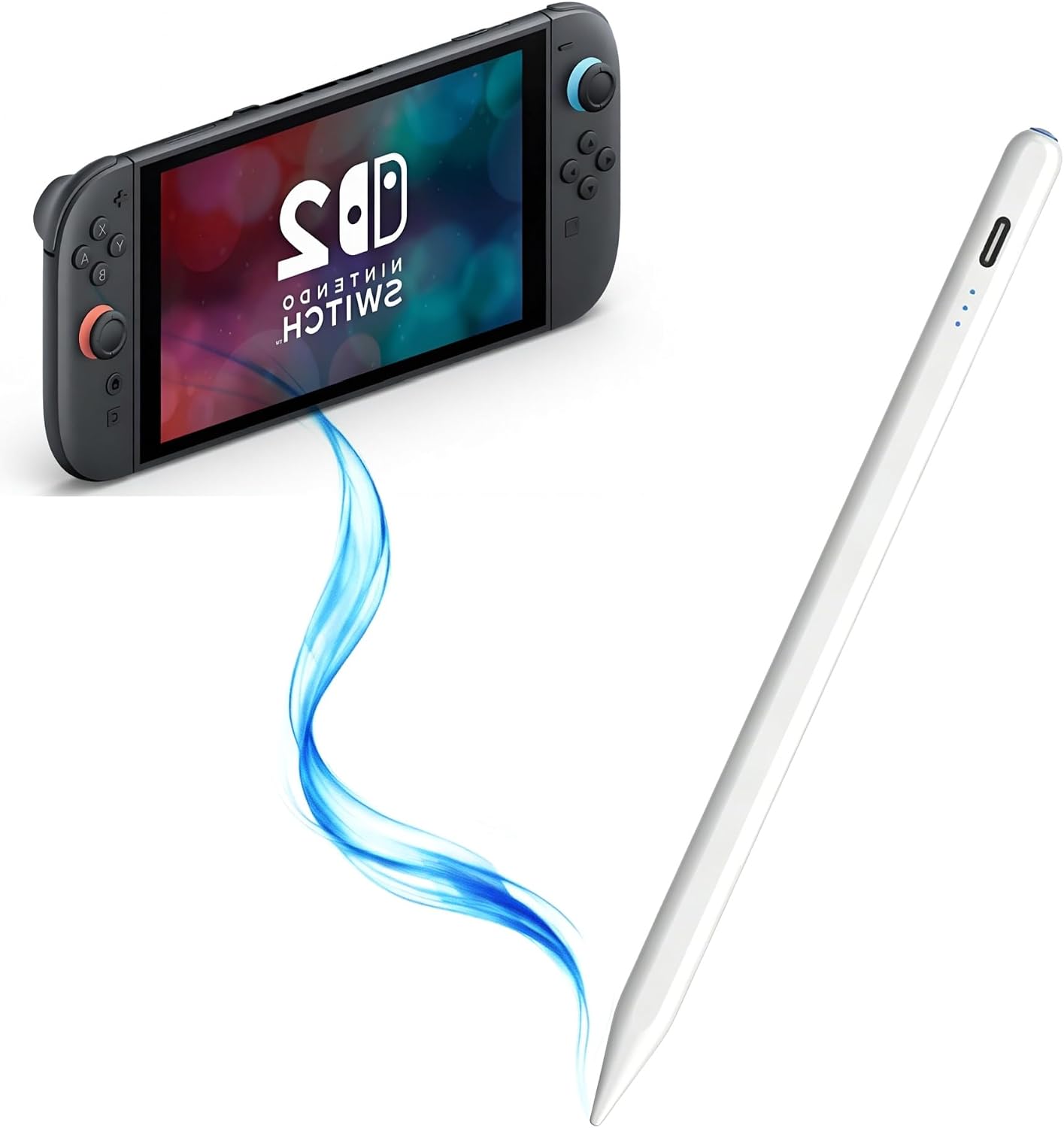 STYLUS YJSK COMPATIBLE CON NINTENDO SWITCH 1/2/OLED Y AMAZON MAX 11 BLANCO - 1