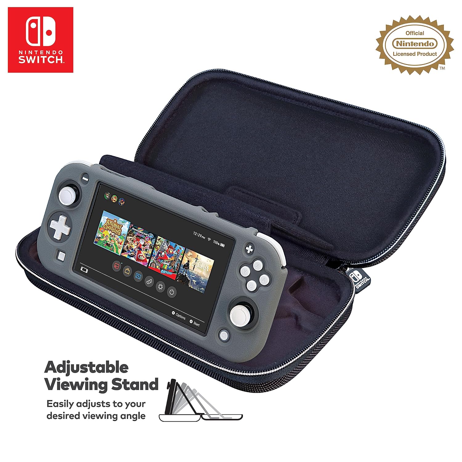 ESTUCHE PARA NINTENDO SWITCH GAME TRAVELER R.D.S. INDUSTRIES, INC DELUXE MORADO - 3
