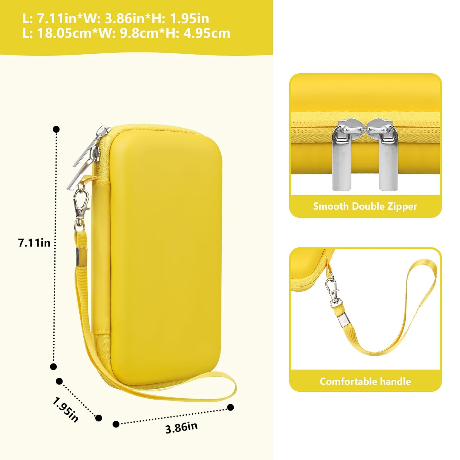 ESTUCHE RÍGIDO SUPMAY PARA NINTENDO DS LITE AMARILLO - 3