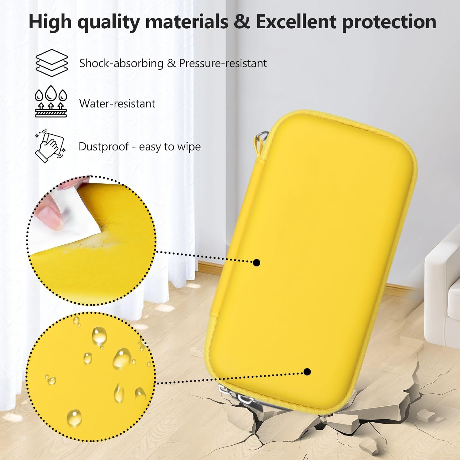 ESTUCHE RÍGIDO SUPMAY PARA NINTENDO DS LITE AMARILLO - 5