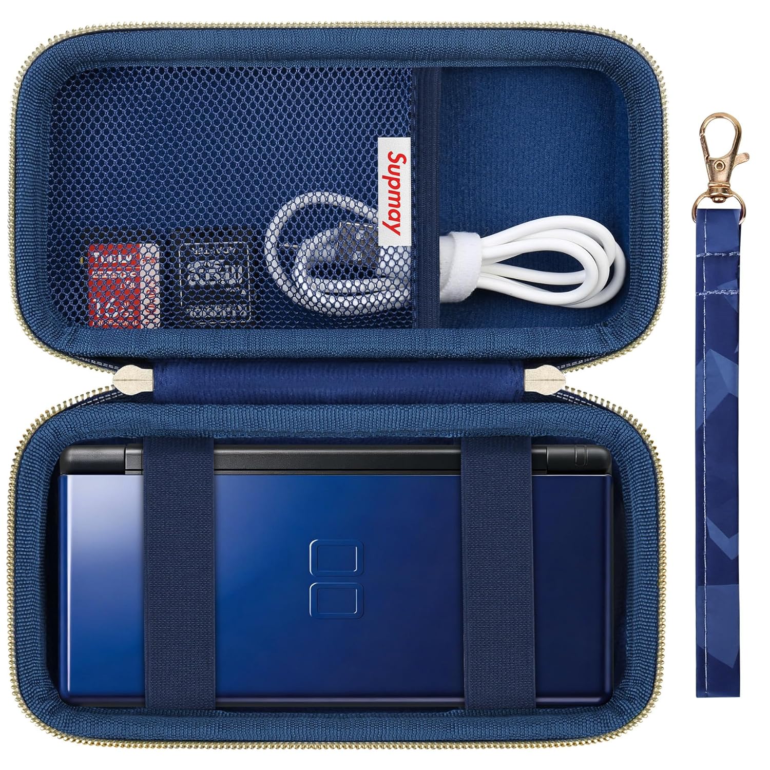 ESTUCHE RÍGIDO SUPMAY PARA NINTENDO DS LITE AZUL - 1