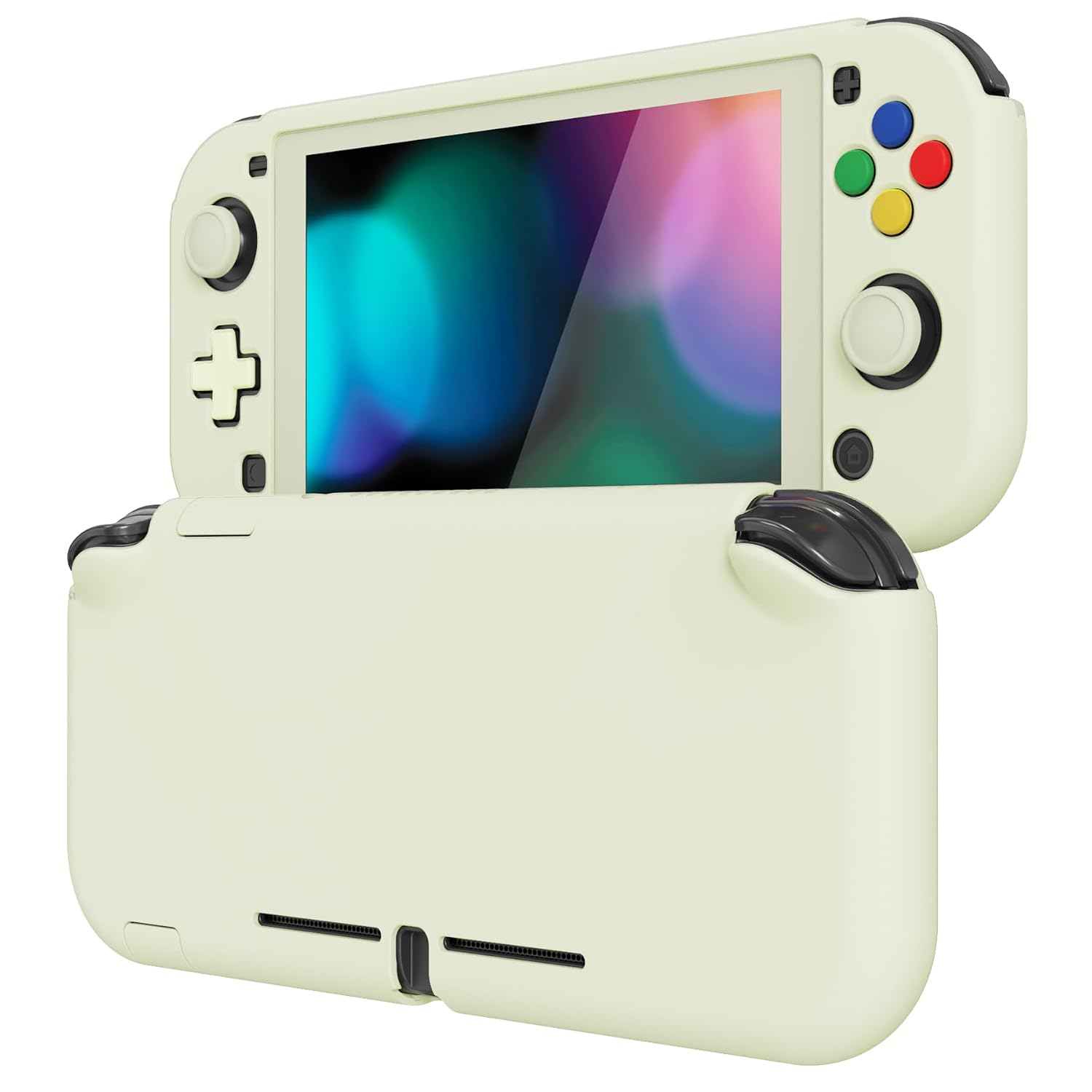 FUNDA PROTECTORA EXTREMERATE PLAYVITAL PARA NINTENDO SWITCH LITE AMARILLO ANTIGUO - 1