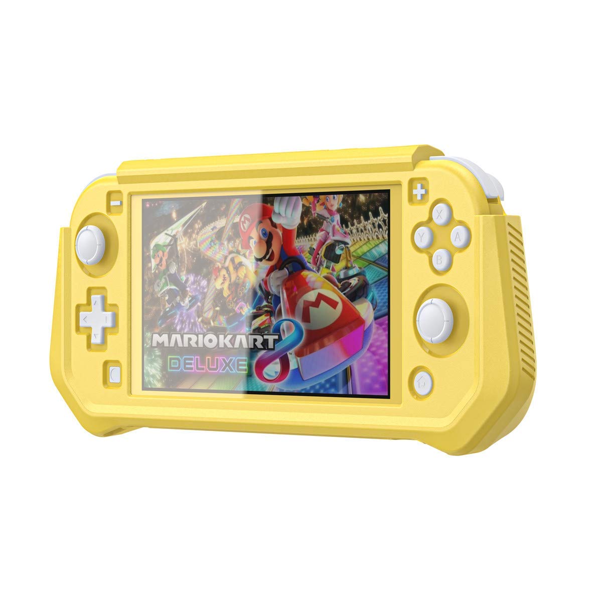 FUNDA PARA NINTENDO SWITCH LITE INOTOGG CON PROTECTOR DE PANTALLA Y AGARRE DESMONTABLE AMARILLO - 2