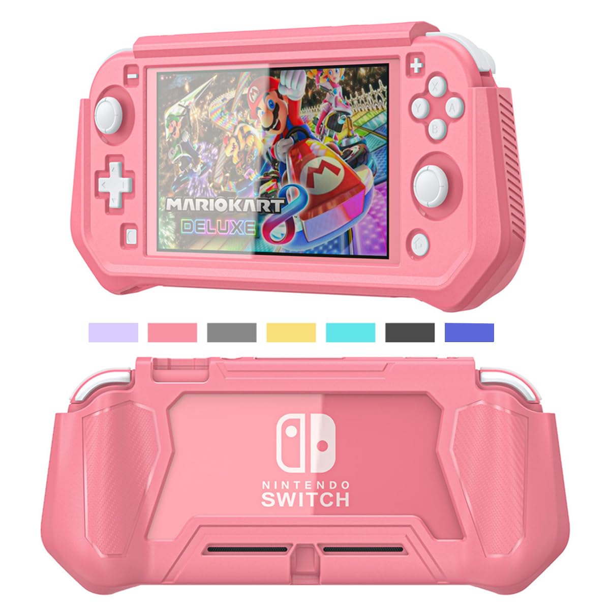 FUNDA PARA NINTENDO SWITCH LITE INOTOGG CORAL CON PROTECCIÓN ANTIARAÑAZOS Y ABSORCIÓN DE IMPACTOS - 1