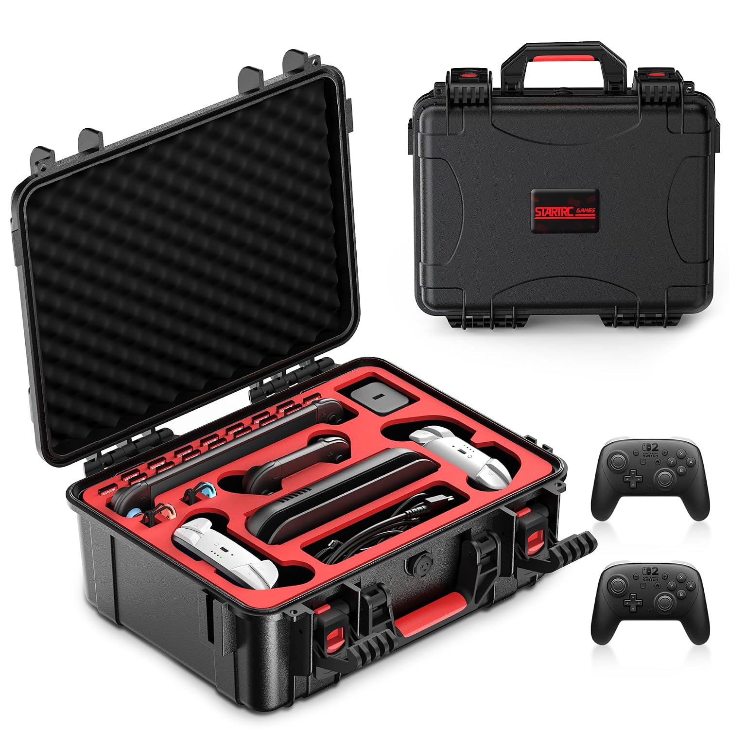 ESTUCHE RÍGIDO STARTRC GAMES PARA NINTENDO SWITCH 2 IMPERMEABLE - 1