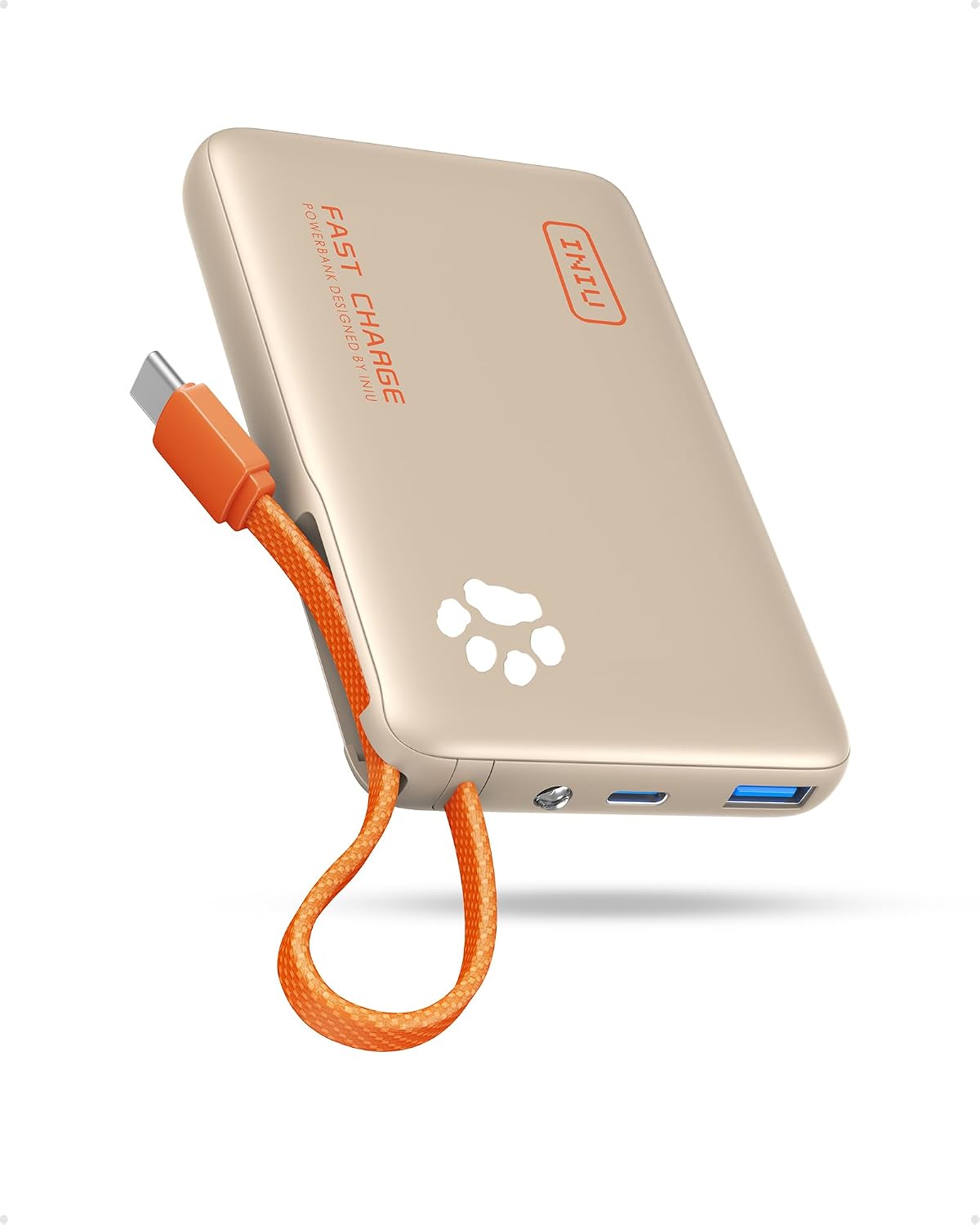 BATERÍA EXTERNA INIU 10000MAH 45W BEIGE - 1