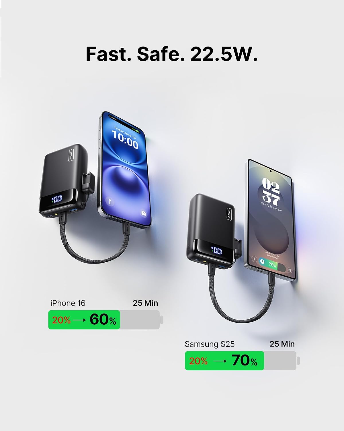 BATERÍA EXTERNA INIU 20000MAH 22.5W CARGA RÁPIDA - 4