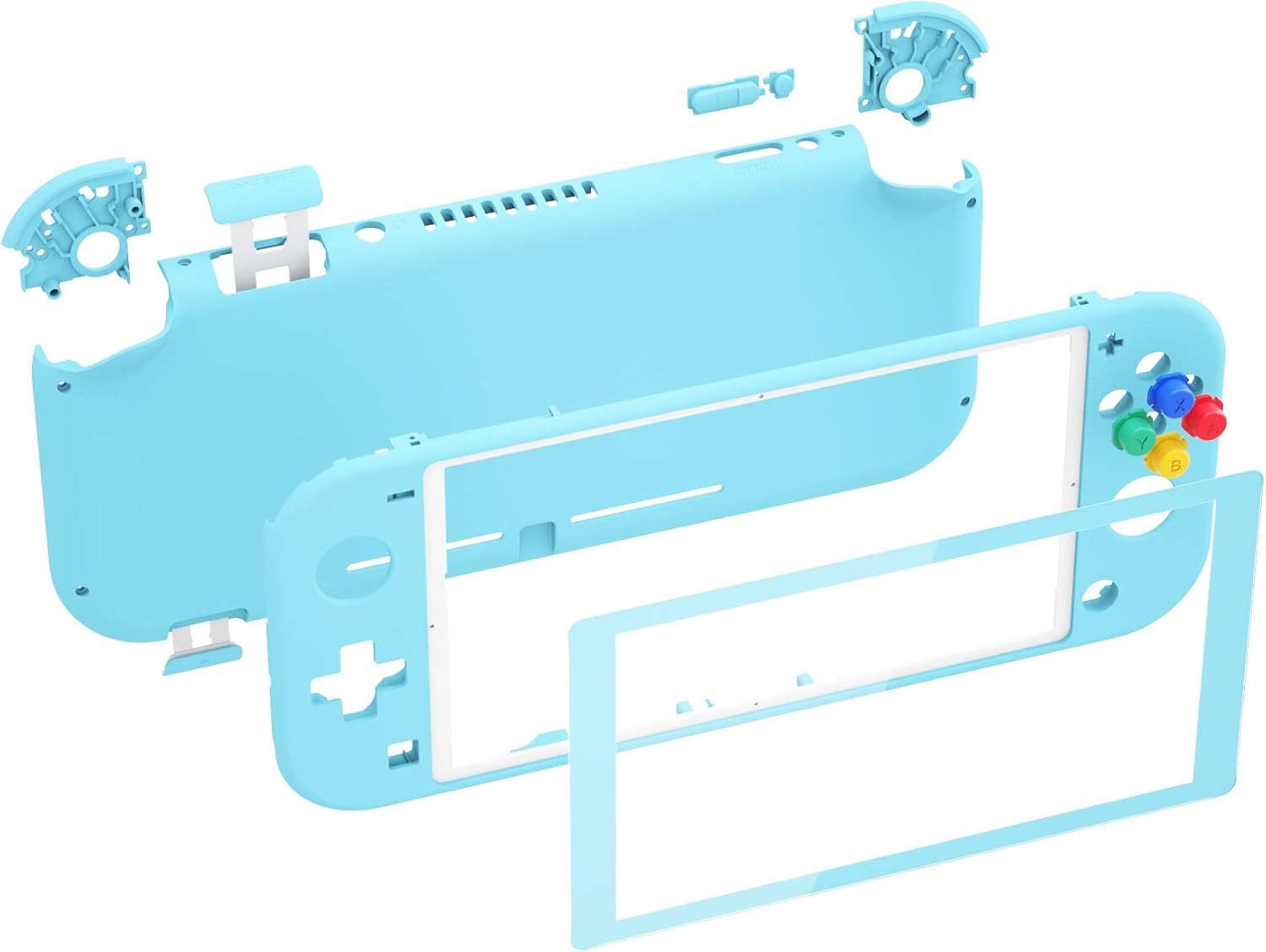 CARCASA DE REEMPLAZO EXTREMERATE HEAVEN BLUE PARA NINTENDO SWITCH LITE CON PROTECTOR DE PANTALLA - 2