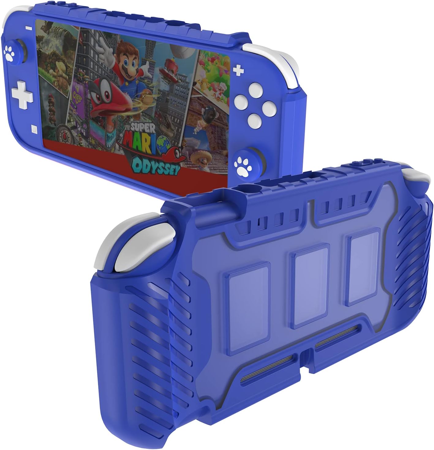 FUNDA PROTECTORA KIWIHOME PARA SWITCH LITE 2019 CON TAPAS PARA JOYSTICK - 1