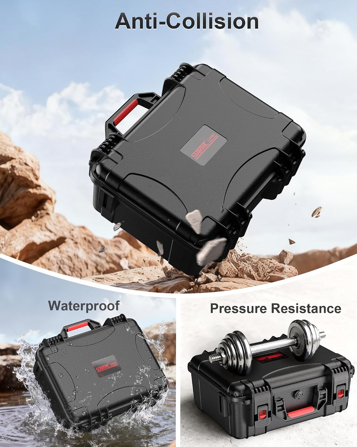 ESTUCHE RÍGIDO STARTRC GAMES PARA NINTENDO SWITCH 2 IMPERMEABLE - 4