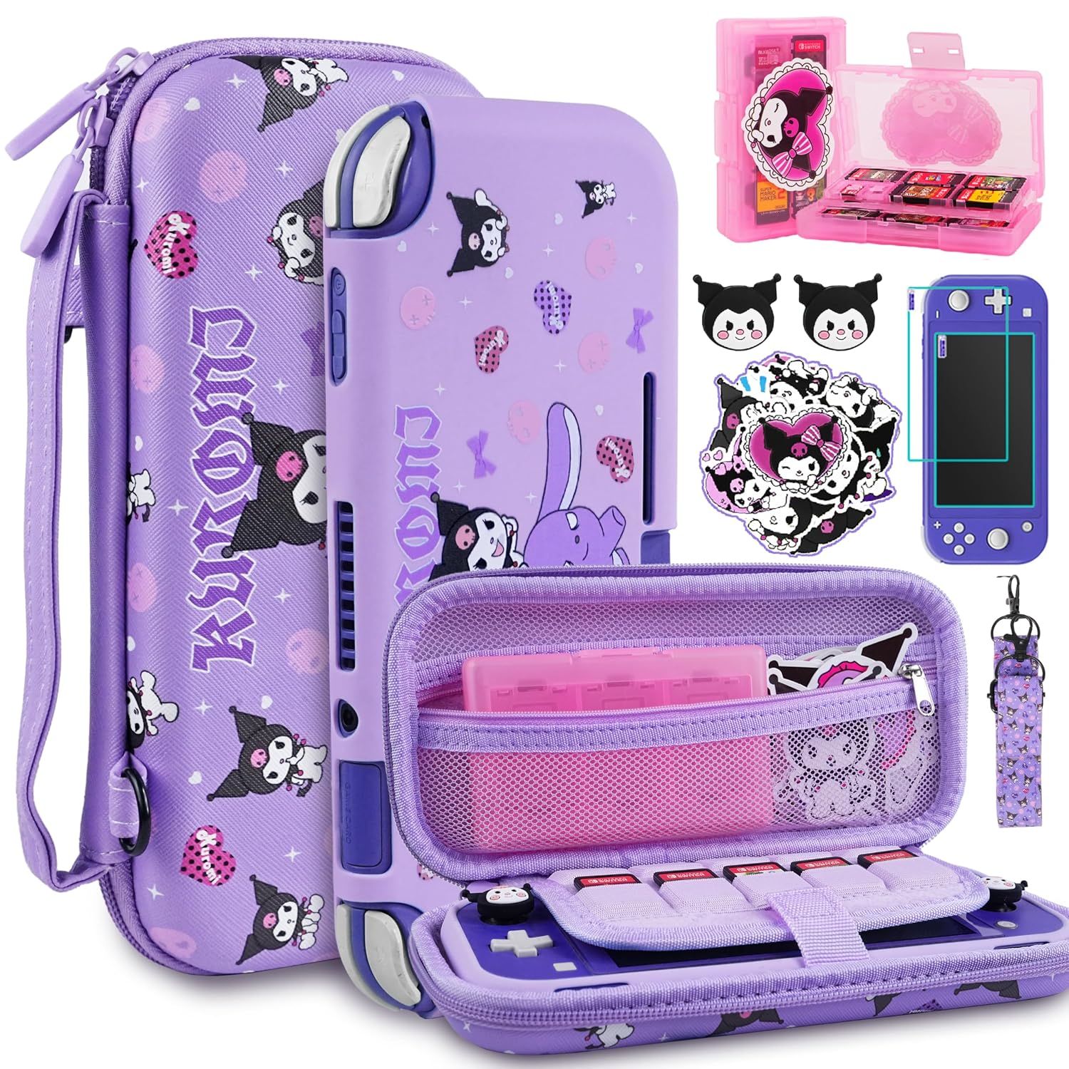 ESTUCHE PARA NINTENDO SWITCH LITE TIKODIRECT MORADO - 1