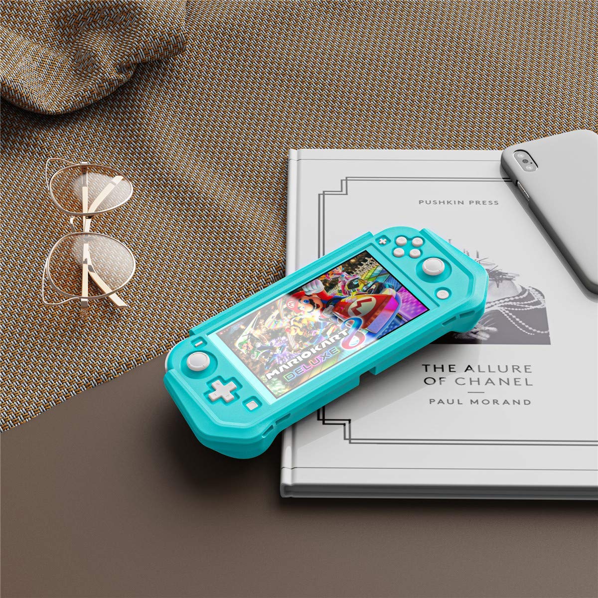 FUNDA PROTECTORA INOTOGG PARA NINTENDO SWITCH LITE TURQUESA - 5