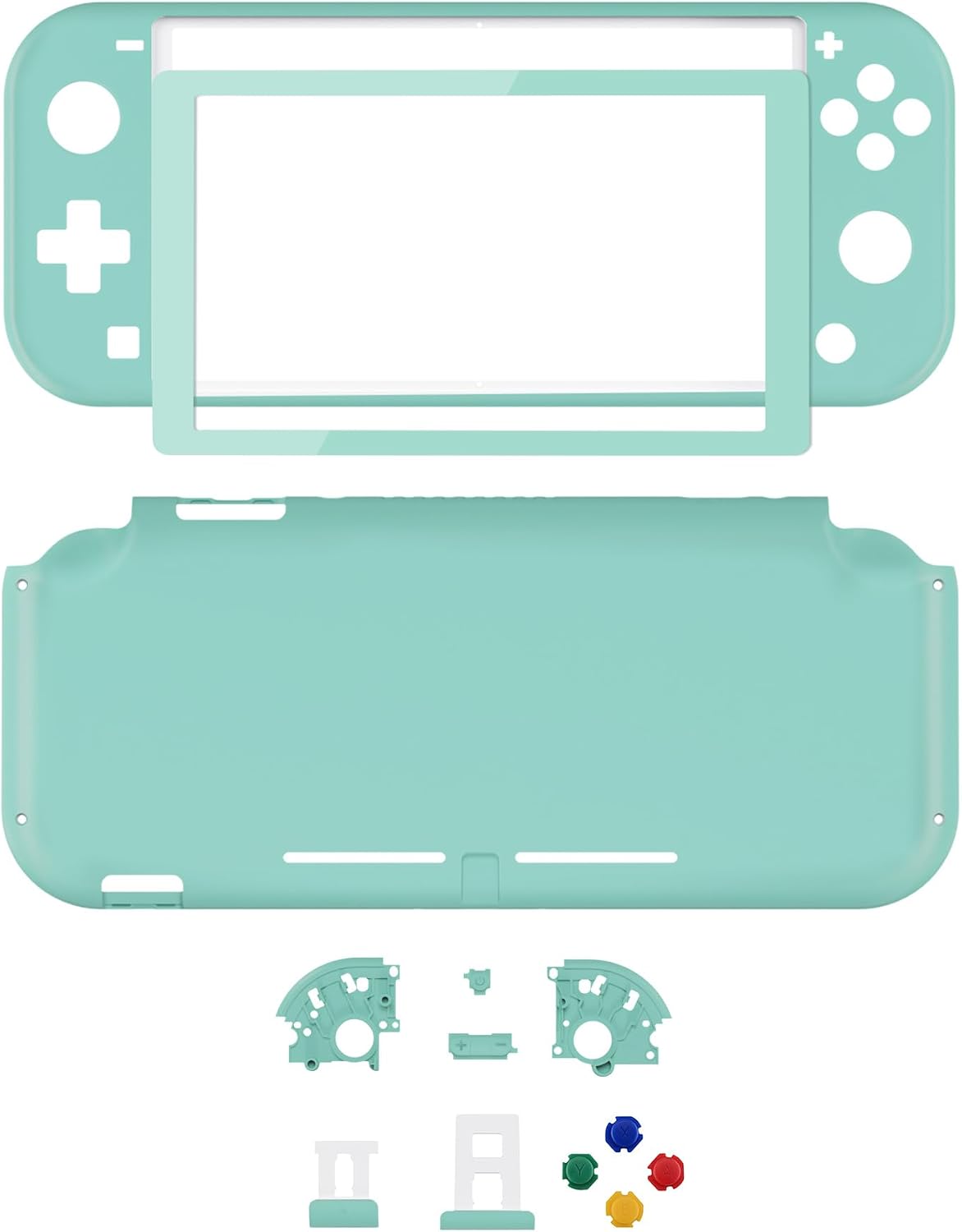 CARCASA DE REEMPLAZO PARA NINTENDO SWITCH LITE EXTREMERATE MISTY GREEN CON PROTECTOR DE PANTALLA - 2