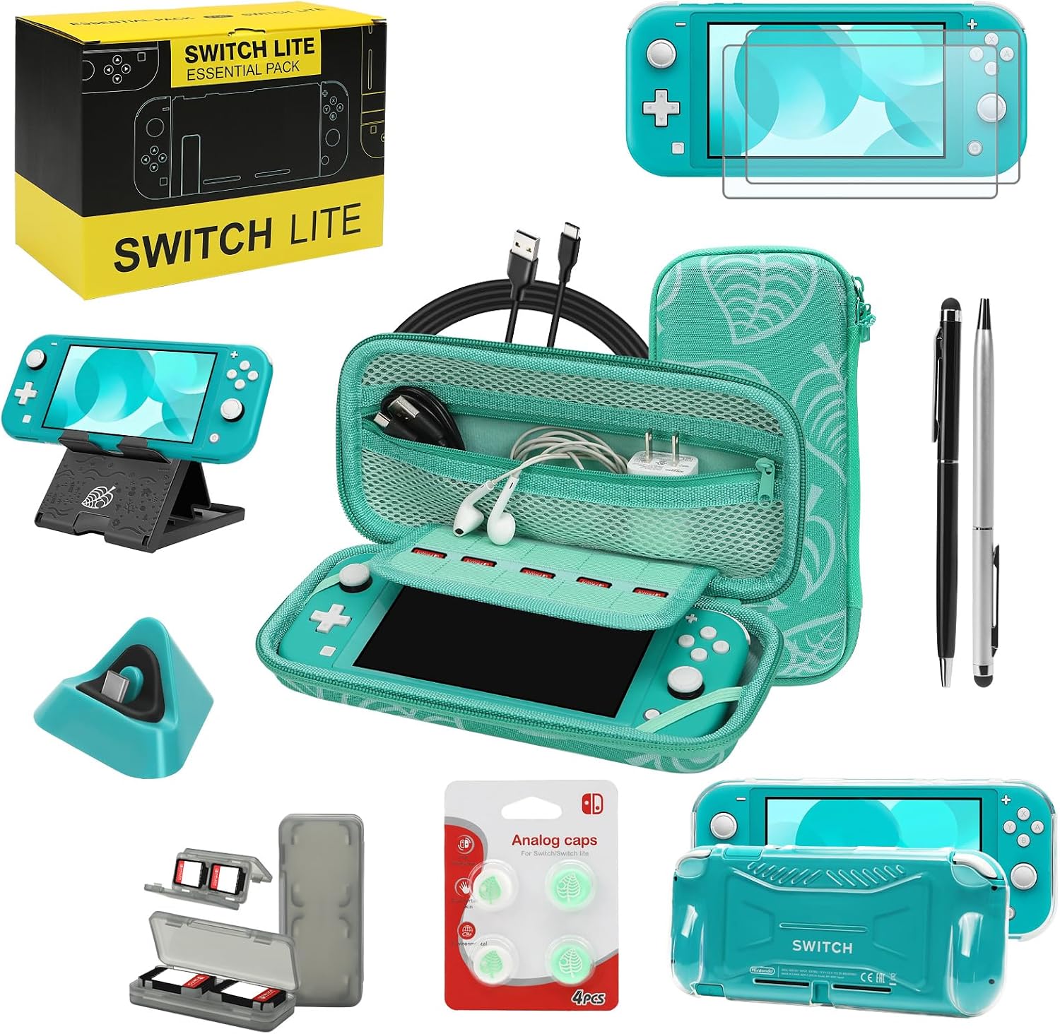 FUNDA CON ACCESORIOS WDZREE 16 EN 1 PARA NINTENDO SWITCH LITE 2019 - 1