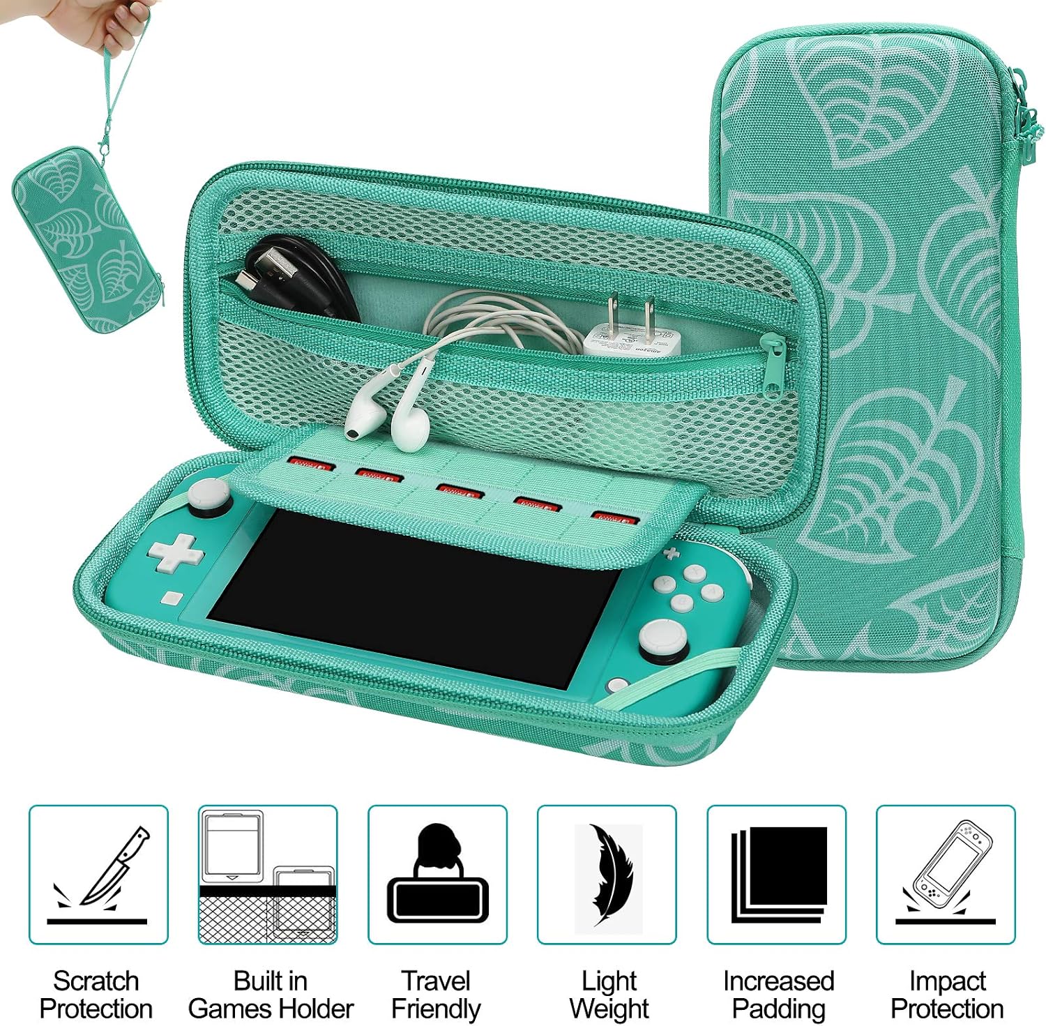 FUNDA CON ACCESORIOS WDZREE 16 EN 1 PARA NINTENDO SWITCH LITE 2019 - 3