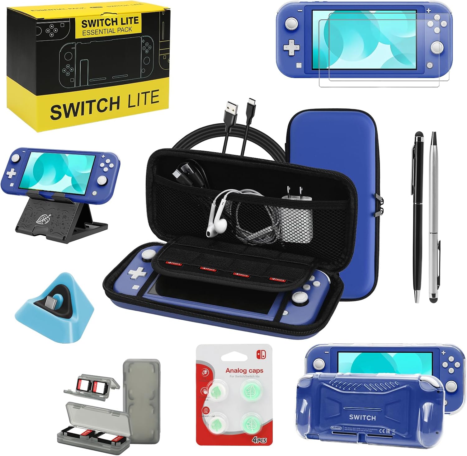 FUNDA CON ACCESORIOS WDZREE 16 EN 1 PARA NINTENDO SWITCH LITE 2019 - 1