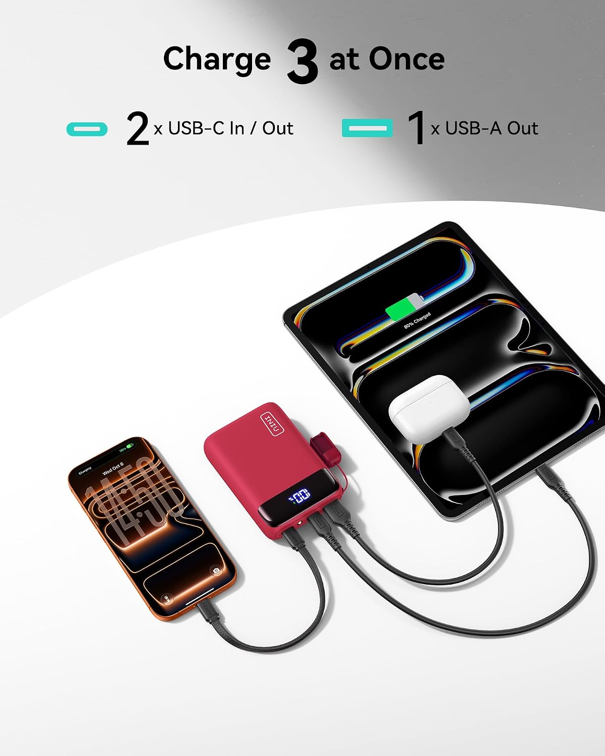 BATERÍA EXTERNA INIU 20000MAH 22.5W CARGA RÁPIDA - 5
