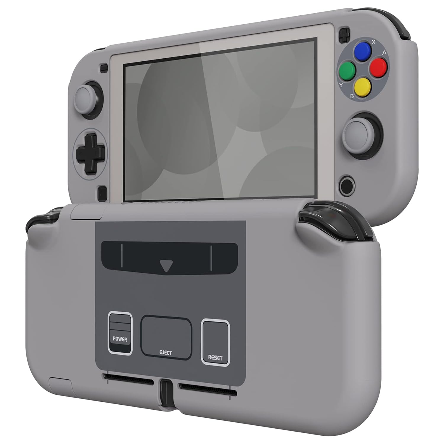FUNDA PROTECTORA EXTREMERATE PLAYVITAL SFC SNES CLASSIC PARA NINTENDO SWITCH LITE CON PROTECTOR DE PANTALLA Y ACCESORIOS - 1